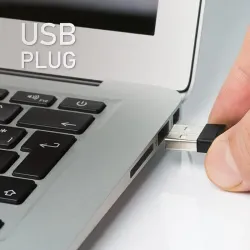 Wskaźnik Qoltec laserowy | Prezenter 4w1 | USB 3.0 | 2.4GHz | 100m