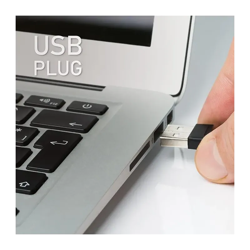 Wskaźnik Qoltec laserowy | Prezenter 4w1 | USB 3.0 | 2.4GHz | 100m