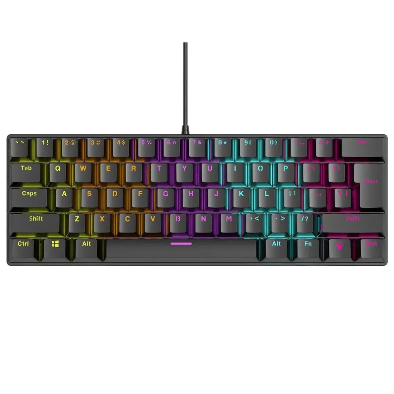 Klawiatura przewodowa Rampage PLOWERK60 gamingowa mechaniczn… | PartsPC.pl
