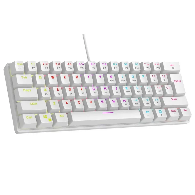 Klawiatura przewodowa Rampage PLOWERK60 gamingowa mechaniczn… | PartsPC.pl
