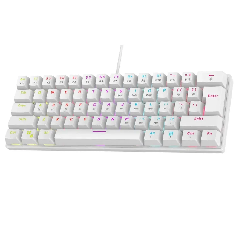 Klawiatura przewodowa Rampage PLOWERK60 gamingowa mechaniczn… | PartsPC.pl