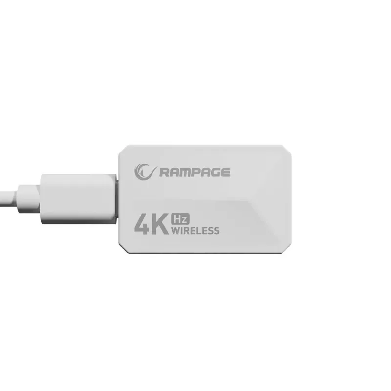 Rampage Zenith Pro mysz bezprzewodowa 26000 DPI biała + odbiornik 4 KHz PAW3395 BT 5.2
