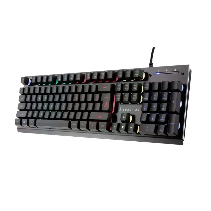 Klawiatura przewodowa SureFire KingPin X2 gamingowa RGB QWERTY English