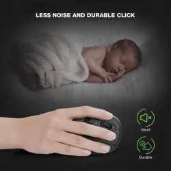 Mysz bezprzewodowa Techly 2.4GHz RF USB pionowa 3200dpi optyczna