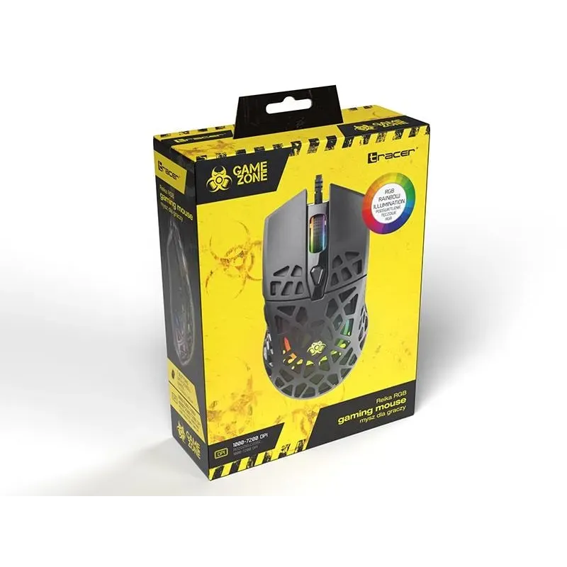 Mysz przewodowa Tracer GAMEZONE Reika RGB USB optyczna