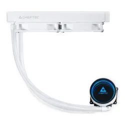 Chłodzenie wodne Chieftec Iceberg White 240 CLC-240-RGB-W 2x120mm PWM