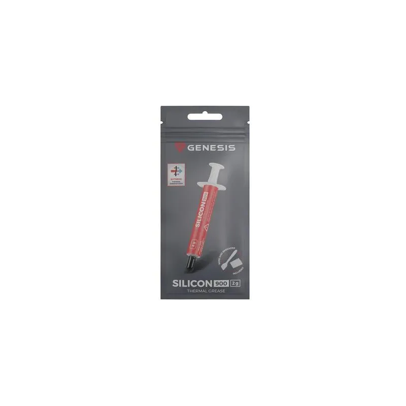 Pasta termoprzewodząca Genesis silicon 900 2g 12,8 W/mK