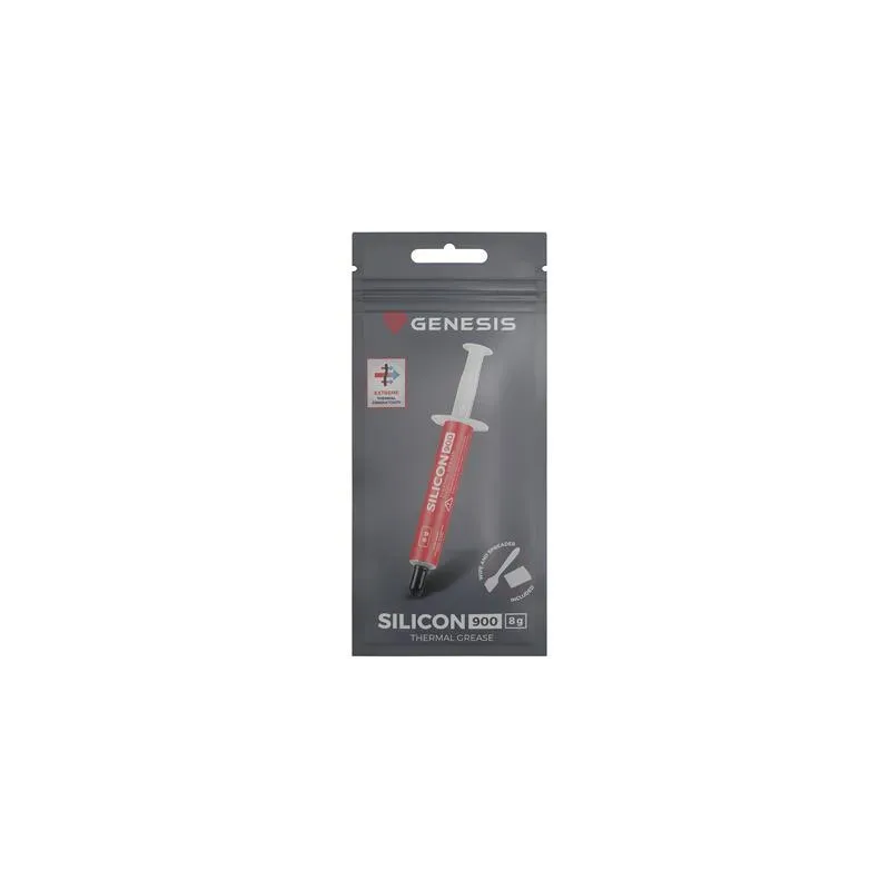 Pasta termoprzewodząca Genesis silicon 900 8g 12.8 W/mK