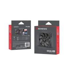 Wentylator do zasilacza/obudowy Genesis Oxal 120 czarny