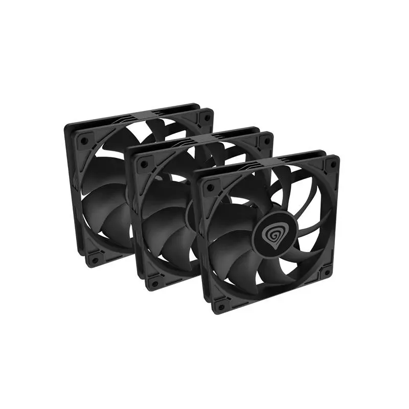 Zestaw 3 wentylatorów do zasilacza/obudowy Genesis Oxal 120 czarny