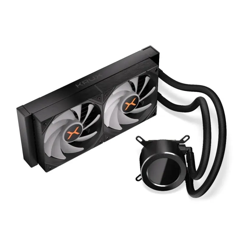 Chłodzenie wodne KRUX HydroGlance 240 ARGB LCD (KRXE003) 120 mm