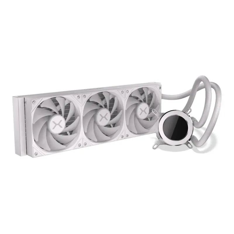 Chłodzenie wodne KRUX HydroGlance 360 ARGB LCD White (KRXE005) 120 mm