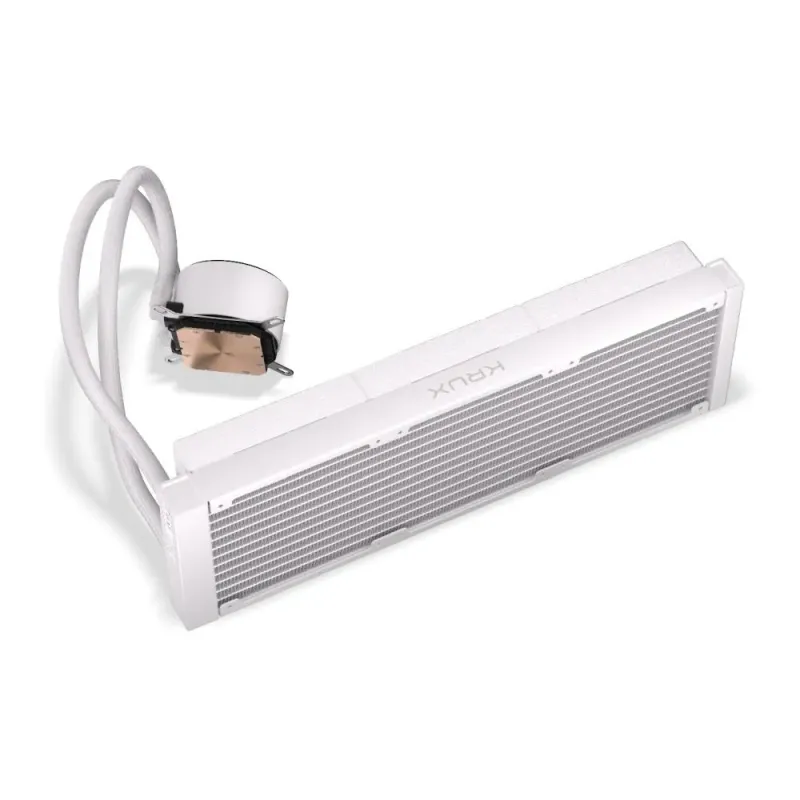 Chłodzenie wodne KRUX HydroGlance 360 ARGB LCD White (KRXE005) 120 mm
