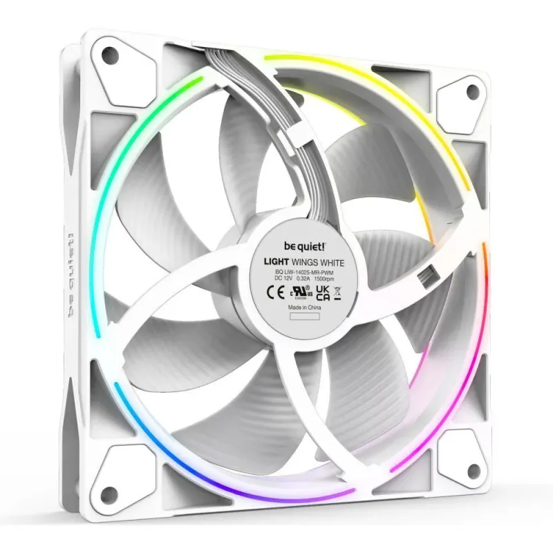 Wentylator be quiet! Light Wings White 140mm PWM Triple Pack