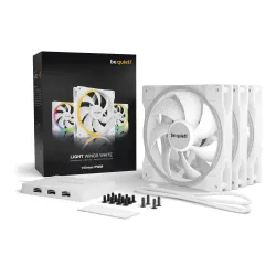 Wentylator be quiet! Light Wings White 140mm PWM Triple Pack