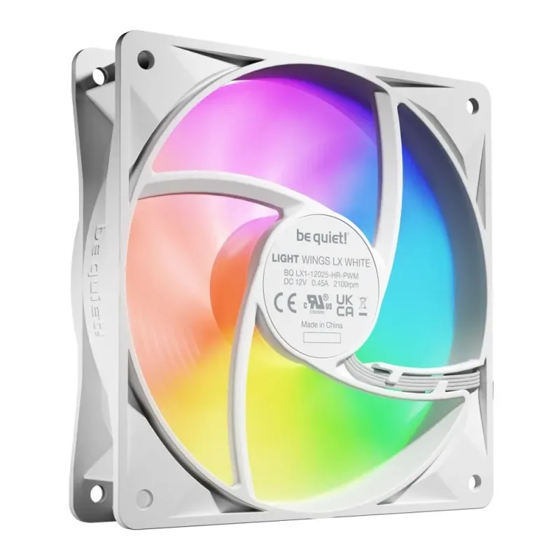 Wentylator be quiet! Light Wings LX 120mm PWM high-speed White Triple Pack