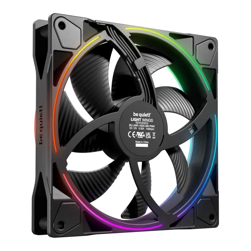 Wentylator be quiet! Light Wings 140mm PWM Reverse Black