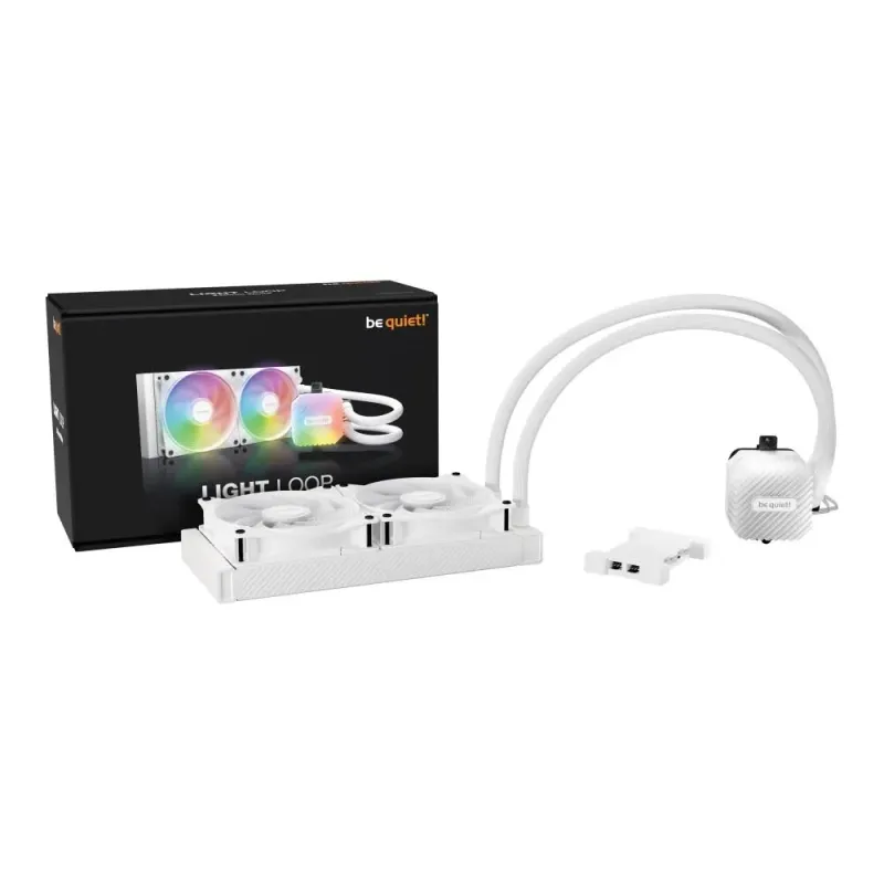 Chłodzenie wodne be quiet! Light Loop BW021 ARGB 240mm białe