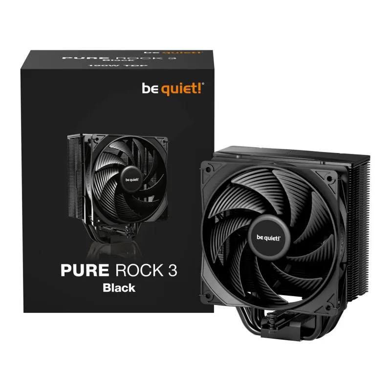 Chłodzenie CPU be quiet! Pure Rock 3 Black BK039 120mm PWM
