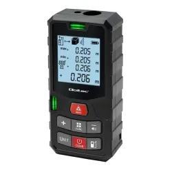 Dalmierz Qoltec laserowy z poziomicą | podświetlany LCD | 50m