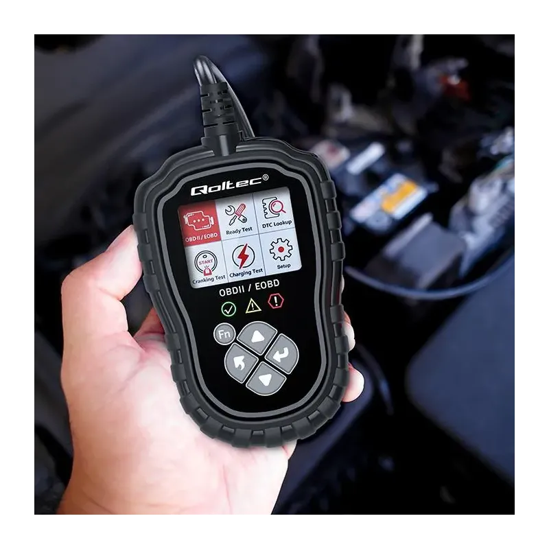 Tester cyfrowy Qoltec diagnostyczny ProLine | OBDII EOBD | 8V-25V | Dual