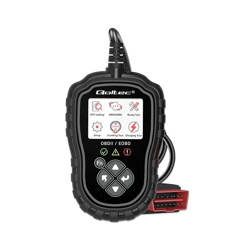 Tester cyfrowy Qoltec diagnostyczny ProLine | OBDII EOBD | 8V-25V | Dual