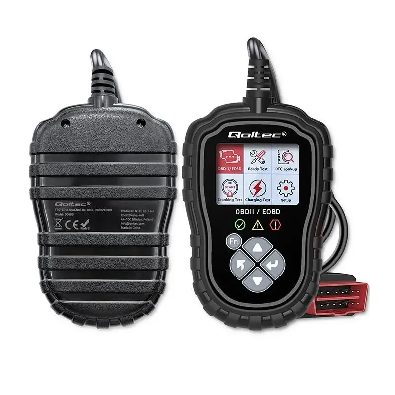 Tester cyfrowy Qoltec diagnostyczny ProLine | OBDII EOBD | 8V-25V | Dual