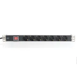 Listwa zasilająca DIGITUS 19" 1U 7 gniazd 16A 2m