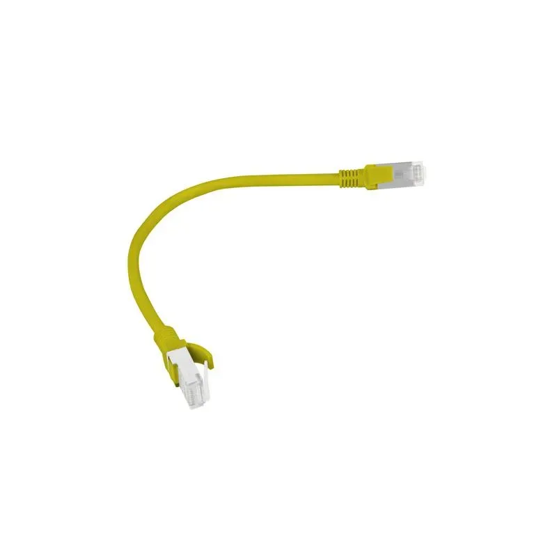 Patchcord Lanberg UTP kat.5e 0,25m żółty