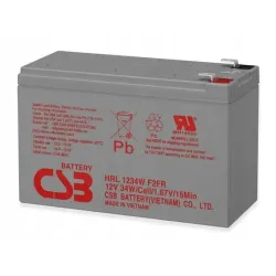 Akumulator żelowy CSB HRL1234WF2 12V 9Ah Long Life (8l)