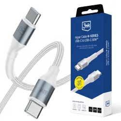 Kabel USB 3mk Hyper Cable N-SERIES USB-C to USB-C 60W 20V/3A 1m