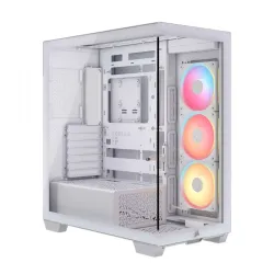 Corsair Obudowa 3500X LXR LINK TG Mid-Tower Biała