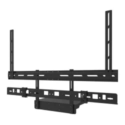 Zestaw półki na videobar i laptop Neomounts AV60-500BL 43"-110" max. 8kg