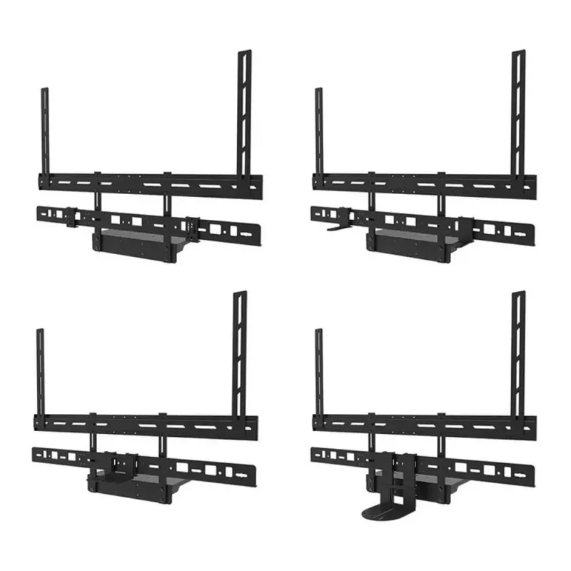 Zestaw półki na videobar i laptop Neomounts AV60-500BL 43"-110" max. 8kg