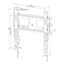 Uchwyt na telewizor Neomounts WL30-750BL14 32"-75" max 100kg
