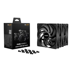 Wentylator be quiet! Pure Wings 3 120mm PWM HS Black Triple Pack