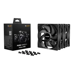 Wentylator be quiet! Pure Wings 3 120mm PWM Black Triple Pack