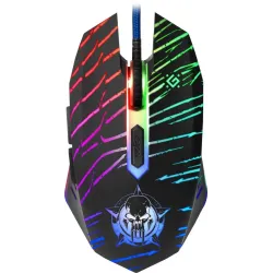 Mysz przewodowa Defender Dark Agent GM-590L 12800dpi 6P + podkładka Gaming