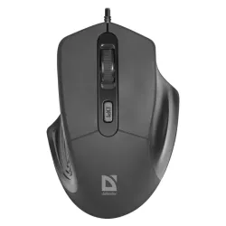 Mysz przewodowa Defender DATUM MB-347 optyczna 1600dpi 4P czarna