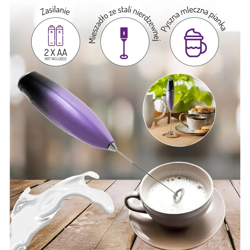 Spieniacz do mleka Adler AD 4499 ze stojakiem | PartsPC.pl