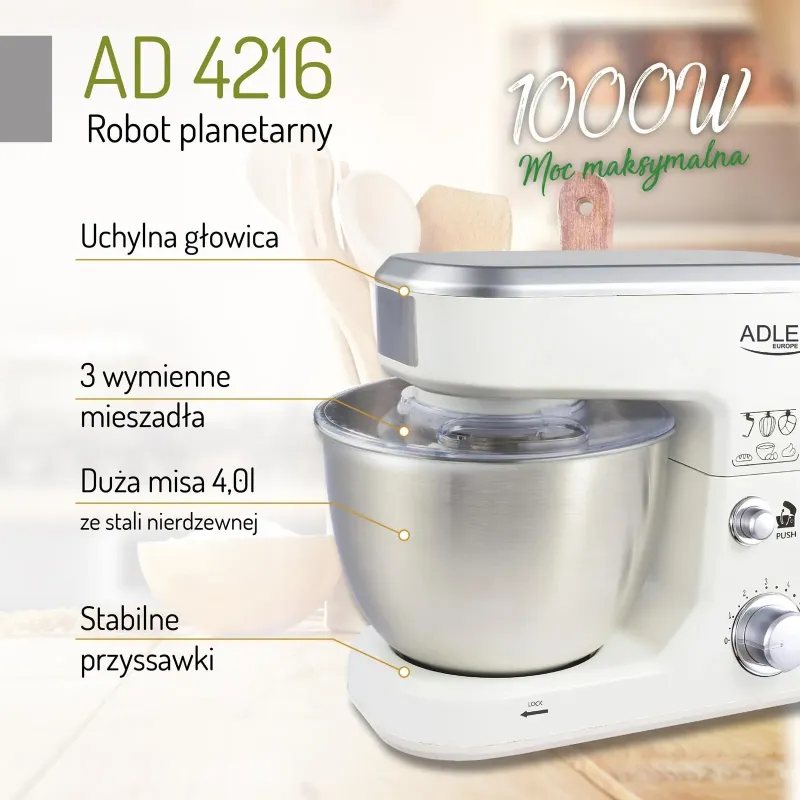 Robot planetarny Adler AD 4216 1000W