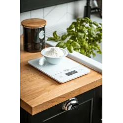 Waga kuchenna Adler AD 3170 do 15kg biała | PartsPC.pl
