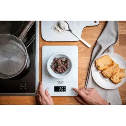 Waga kuchenna Adler AD 3170 do 15kg biała | PartsPC.pl