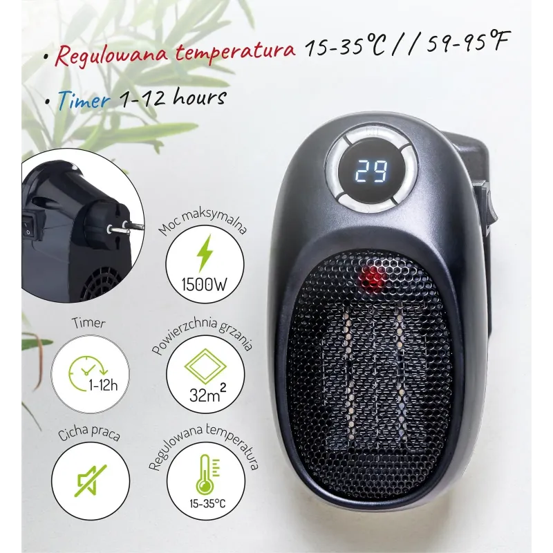 Termowentylator - Easy heater Adler AD 7726 | PartsPC.pl