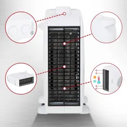 Termowentylator Adler AD 7725W 2000W biały | PartsPC.pl