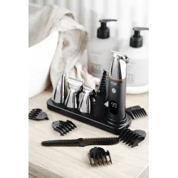 Golarka, strzyżarka i trymer 5 w 1 Adler AD 2946 z wyświetlaczem LCD