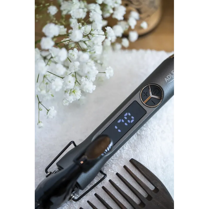 Lokówka Adler AD 2114 z LCD czarna | PartsPC.pl