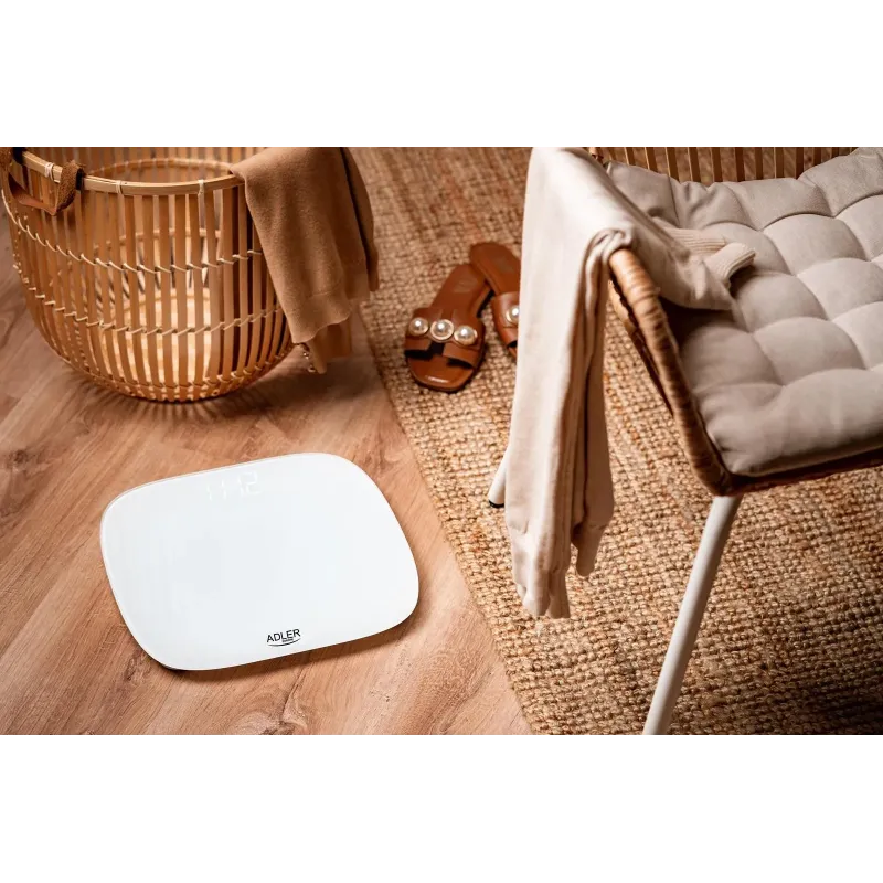 Waga łazienkowa Adler AD 8176 biała | PartsPC.pl