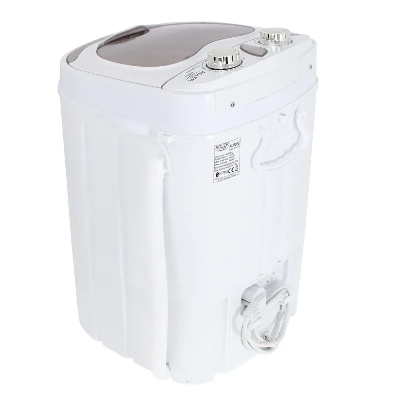Pralko-wirówka turystyczna Adler AD 8055 biała