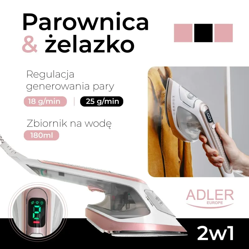 Parownica do ubrań Adler AD 5044 | PartsPC.pl